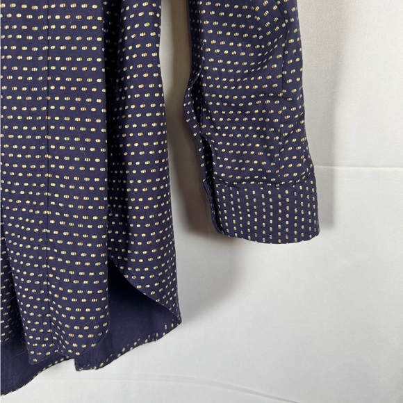 Maeve Anthropologie Aled Polka Dot Tunic M Preppy Oversized Casual New Girl Work - Picture 5 of 13